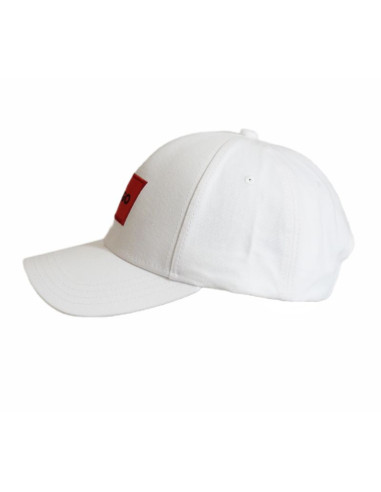 Czapka z daszkiem bejsbolówka hugo boss baseball men-x 581-rl biała - 50492745-100