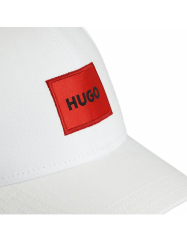 Czapka z daszkiem bejsbolówka hugo boss baseball men-x 581-rl biała - 50492745-100
