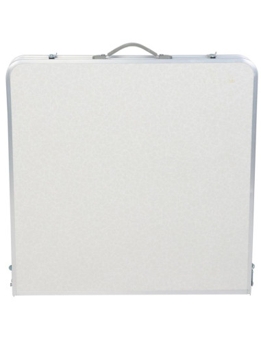 Stolik turystyczny składany kempingowy 120x60x70/62/55cm 4 krzesła i półka