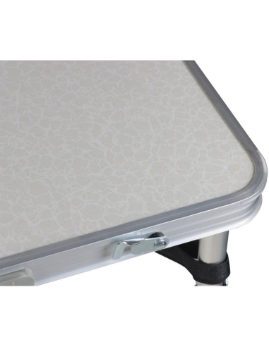 Stolik turystyczny składany kempingowy 120x60x70/62/55cm 4 krzesła i półka