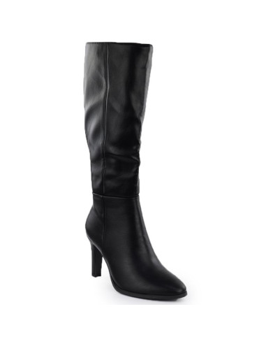 Kozaki  na szpilce damskie czarne jezzi asa271-2