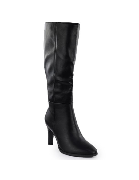 Kozaki  na szpilce damskie czarne jezzi asa271-2