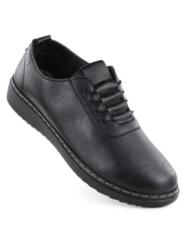 Półbuty damskie komfortowe czarne unisoft 5933