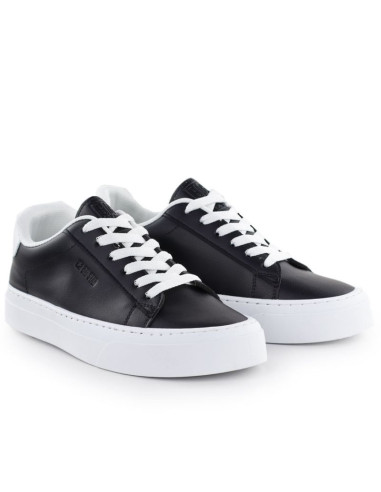 Trampki niskie na platformie ekoskóra czarne big star tt274927