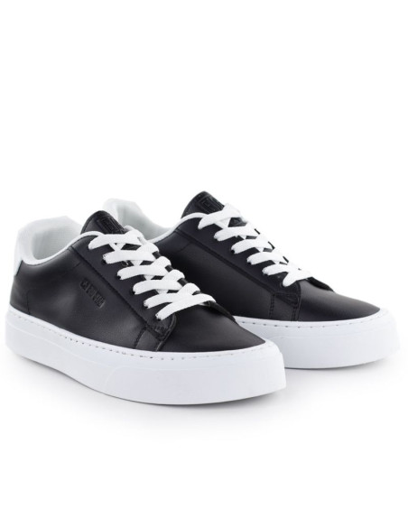 Trampki niskie na platformie ekoskóra czarne big star tt274927