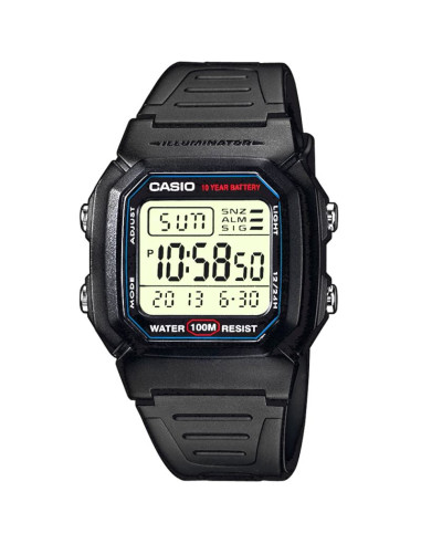 Zegarek męski casio w-800h-1aves + box