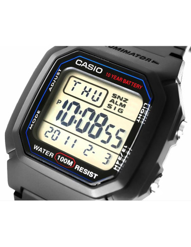 Zegarek męski casio w-800h-1aves + box