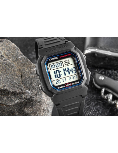 Zegarek męski casio w-800h-1aves + box