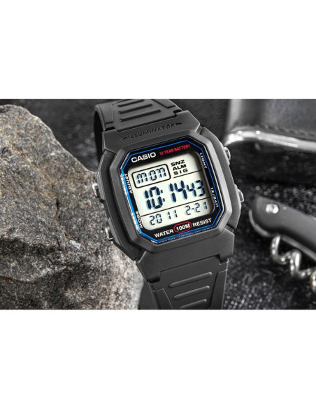Zegarek męski casio w-800h-1aves + box