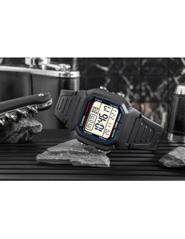 Zegarek męski casio w-800h-1aves + box