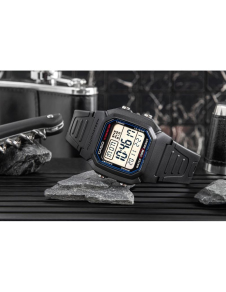 Zegarek męski casio w-800h-1aves + box