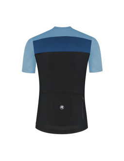 Rogelli koszulka core block niebiesko-czarna 7xl 2