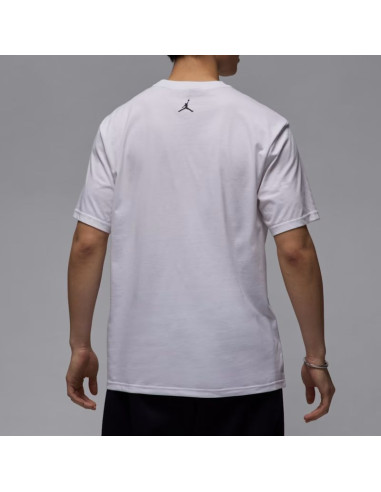 Koszulka męska air jordan sport dri-fit graphic t-shirt biała - hq8966-100