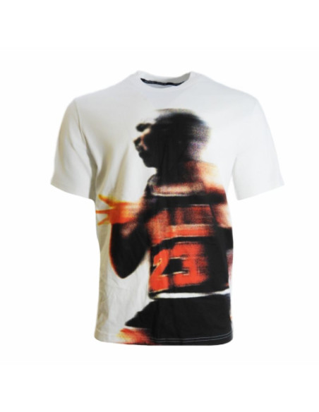 Koszulka męska air jordan sport dri-fit graphic t-shirt biała - hq8966-100