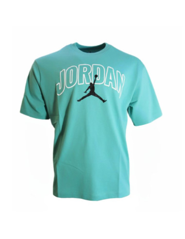Koszulka męska air jordan brooklyn arch logo t-shirt washed teal - ib7347-392