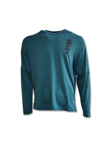 Bluza air jordan zion longsleeve shooting shirt dark teal green/black/black - dj5871-393