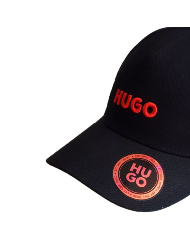 Czapka z daszkiem bejsbolówka hugo boss jude baseball czarna - 50533410-002