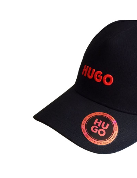 Czapka z daszkiem bejsbolówka hugo boss jude baseball czarna - 50533410-002