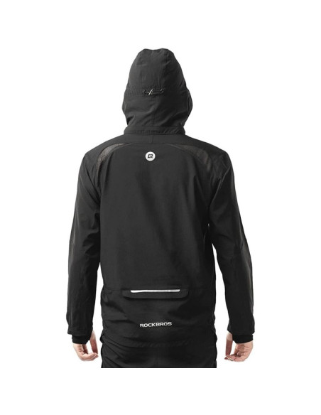 Rockbros sportowa kurtka unisex ypw034 czarna 2xl