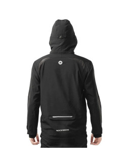 Rockbros sportowa kurtka unisex ypw034 czarna 3xl 2