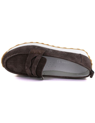 Czółenka na słupku cieliste sergio leone pb178