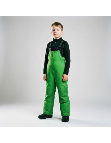 Spodnie narciarskie dla dziewczynki/chłopca trollkids kids nordkapp pants zimowe sportowe zielone (902-303)