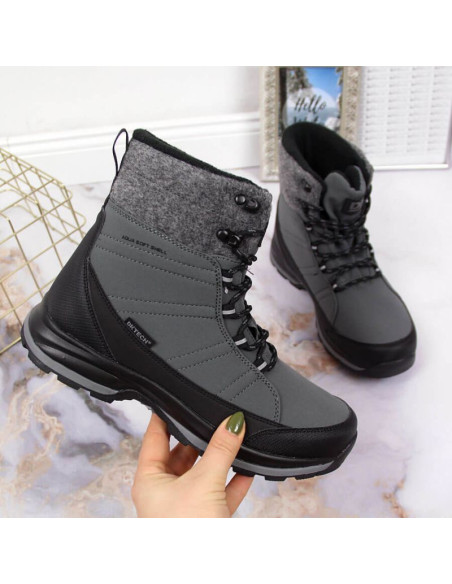 Śniegowce zimowe wodoodporne szare dk