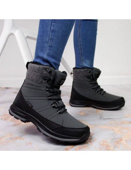 Śniegowce zimowe wodoodporne szare dk