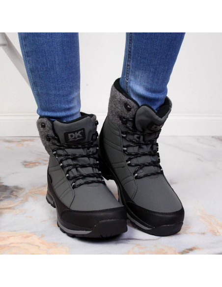 Śniegowce zimowe wodoodporne szare dk