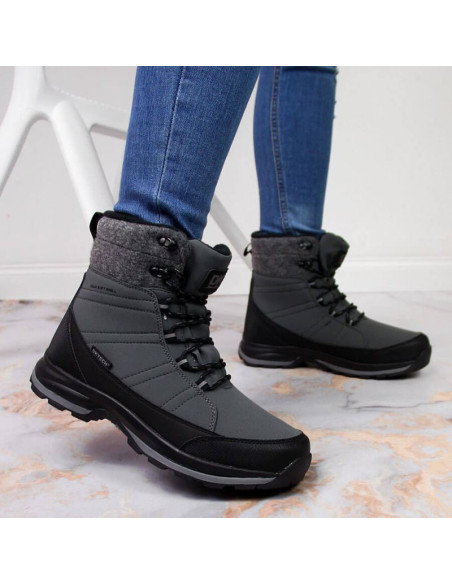 Śniegowce zimowe wodoodporne szare dk