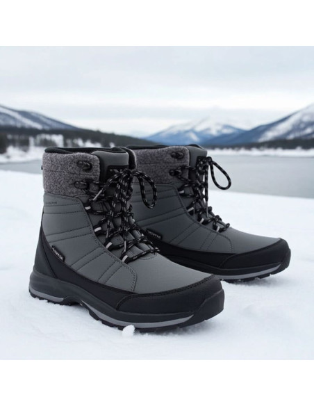 Śniegowce zimowe wodoodporne szare dk
