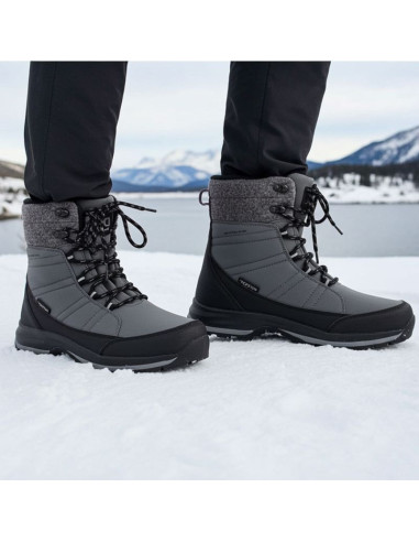 Śniegowce zimowe wodoodporne szare dk