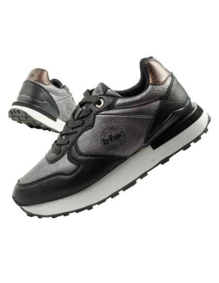 Lee cooper buty sportowe sneakersy damskie modne wygodne wytrzymałe szare czarne