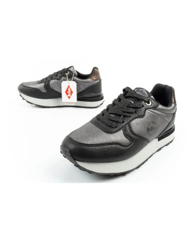 Lee cooper buty sportowe sneakersy damskie modne wygodne wytrzymałe szare czarne
