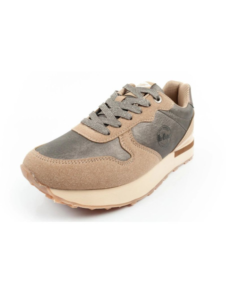 Lee cooper buty sportowe sneakersy damskie modne wygodne wytrzymałe beżowe szare