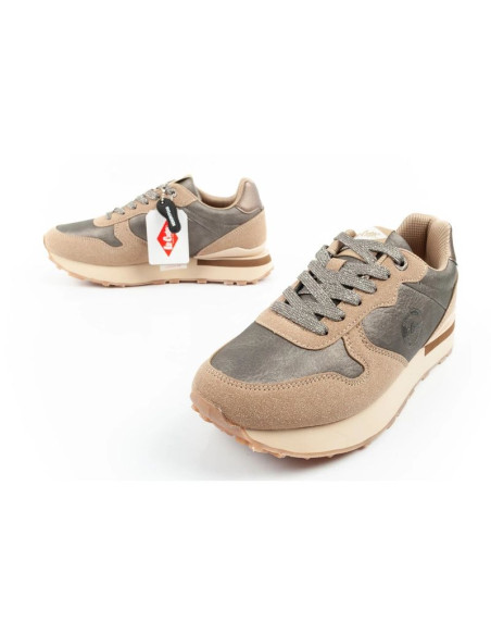 Lee cooper buty sportowe sneakersy damskie modne wygodne wytrzymałe beżowe szare