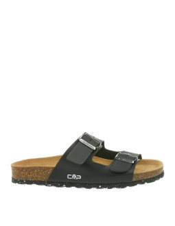 Klapki na lato damskie cmp eco thalitha wwm slipper czarne (3q91016-u901)