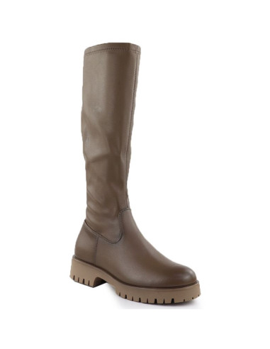 Kozaki damskie na platformie khaki  potocki 25-12729