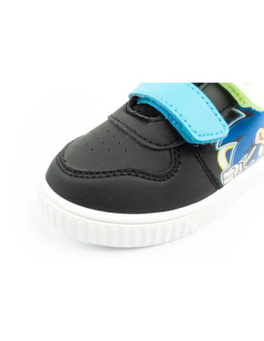 Leomil sonic buty sportowe dziecięce sneakersy lekkie na rzep czarne