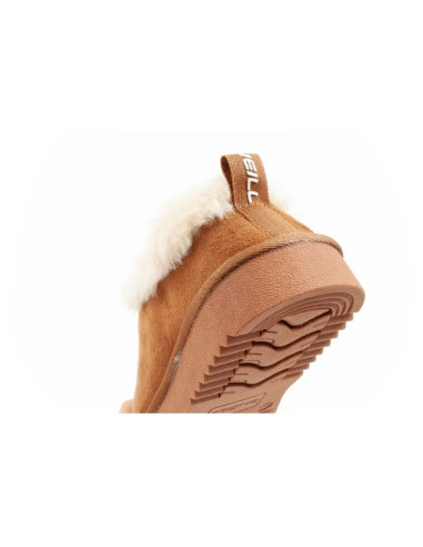 O'neill tammy buty papcie botki damskie ocieplane wsuwane modne ciepłe brązowe