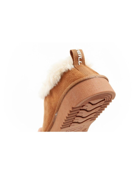 O'neill tammy buty papcie botki damskie ocieplane wsuwane modne ciepłe brązowe
