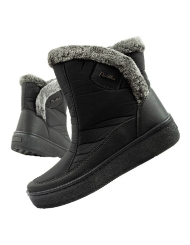 Easy way buty zimowe śniegowce botki damskie ocieplane modne na zamek