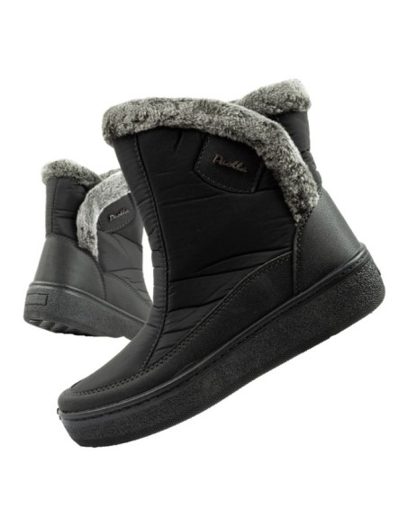 Easy way buty zimowe śniegowce botki damskie ocieplane modne na zamek