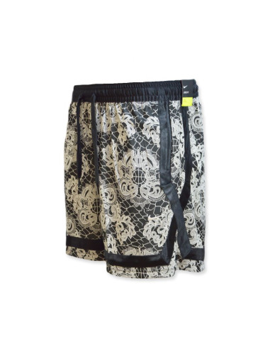 Spodenki damskie nike fly crossover aop shorts black/light bone - dc0869-010