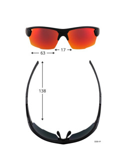 Okulary goggle frank e929-3p brown demi/ yellow 2