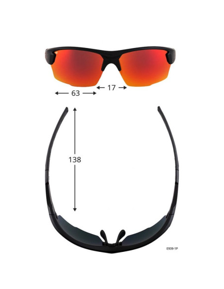 Okulary goggle frank e929-3p brown demi/ yellow