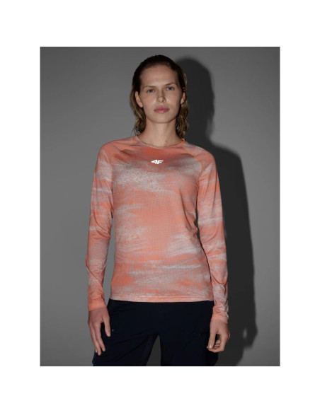 Longsleeve rowerowy szybkoschnący damski 4f 4fwss25tflof344-70a