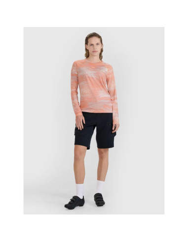 Longsleeve rowerowy szybkoschnący damski 4f 4fwss25tflof344-70a