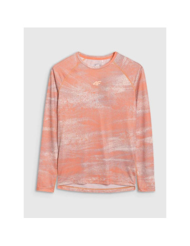 Longsleeve rowerowy szybkoschnący damski 4f 4fwss25tflof344-70a