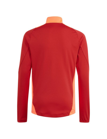 Bluza dla dzieci adidas tiro 24 competition training top czerwono-pomarańczowa is1652